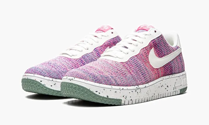 Кроссовки Air Force 1 LO MNS WMNS «Crater Flyknit» розовый
