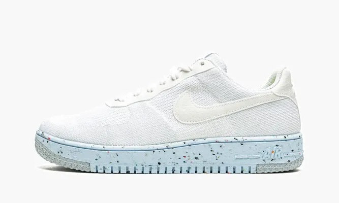 Кроссовки Air Force 1 CRATER FLYKNI MNS WMNS «White» белый