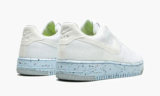 Кроссовки Air Force 1 CRATER FLYKNI MNS WMNS «White» белый