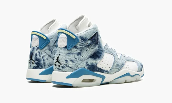 Кроссовки Air Jordan 6 Retro GS «Washed Denim» белый