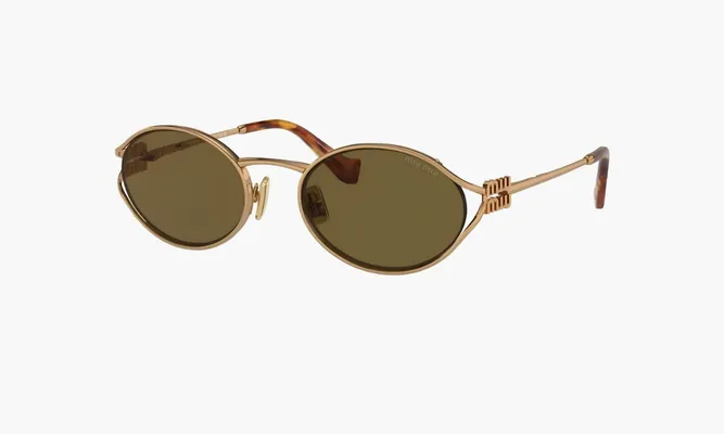 Аксессуары Miu Miu Glasses «Gold» золотой