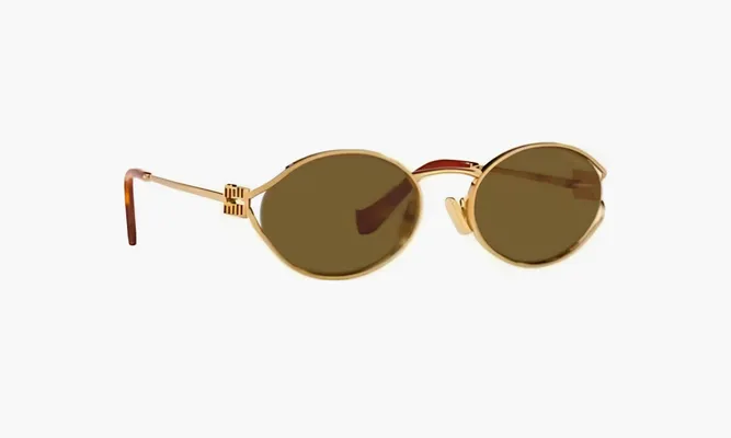 Аксессуары Miu Miu Glasses «Gold» золотой
