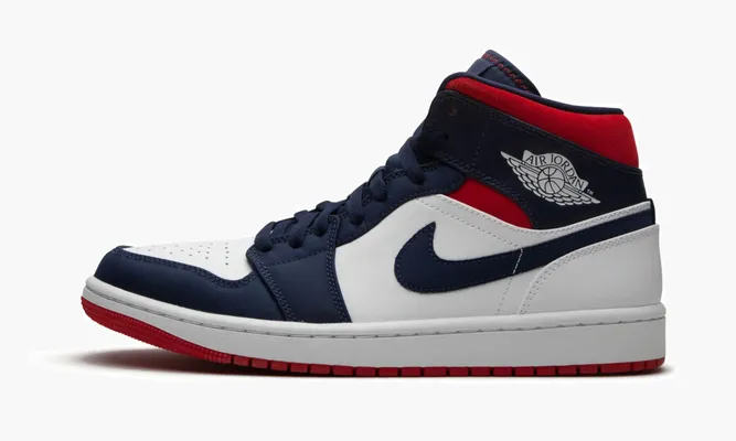 Кроссовки Air Jordan 1 Mid SE «Olympic - Usa» синий