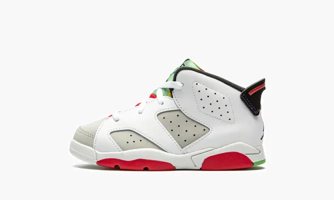 Для самых маленьких Air Jordan 6 Retro TD «Hare» белый