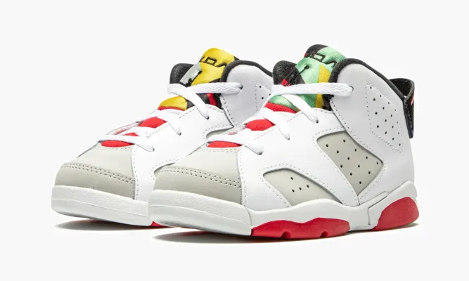 Для самых маленьких Air Jordan 6 Retro TD «Hare» белый