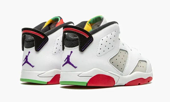 Для самых маленьких Air Jordan 6 Retro TD «Hare» белый