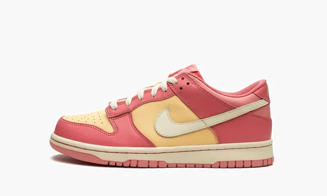 Кроссовки Nike Dunk Low GS «Strawberry Peach Cream» розовый,кремовый