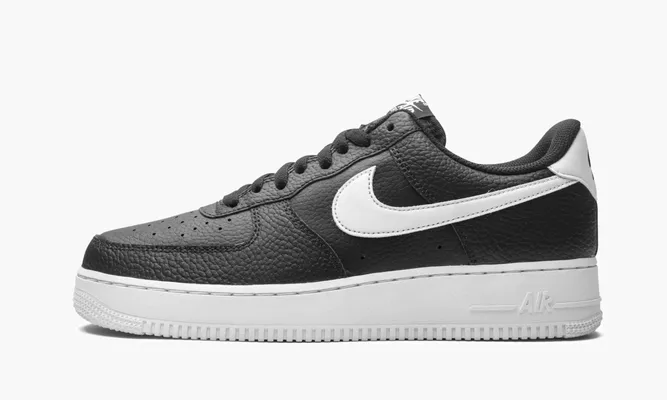 Кроссовки Air Force 1 Low '07 «Black / White» черный