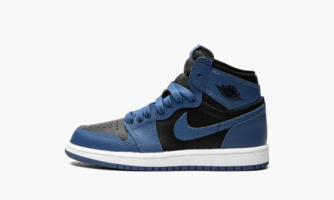Для самых маленьких Air Jordan 1 Retro High OG PS «Dark Marina Blue» синий