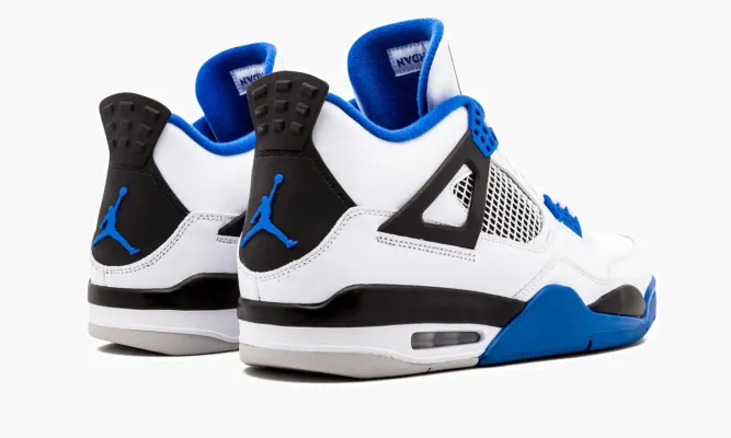 Кроссовки Air Jordan 4 Retro «Motorsports» белый