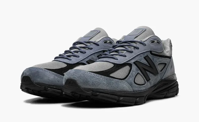 Кроссовки Teddy Santis x New Balance 990v4 Made in USA «Arctic Grey Black» серый