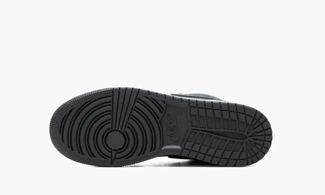 Кроссовки Air Jordan 1 GS «Black Elephant» черный