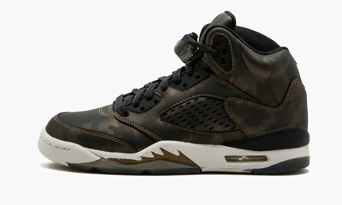 Кроссовки Air Jordan 5 Retro Prem Hc «Camo» черный