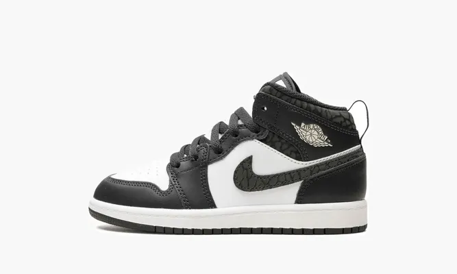 Для самых маленьких Air Jordan 1 Mid PS «Panda Elephant» фиолетовый
