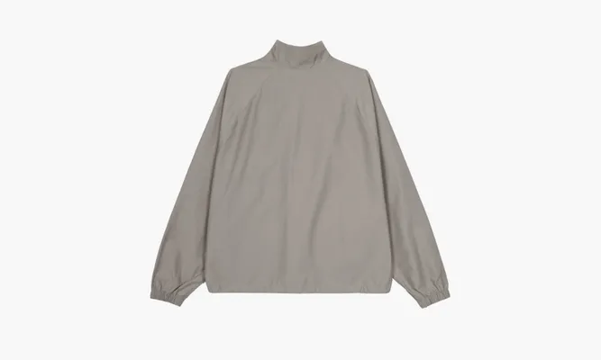 Одежда Fear Of God Essentials Half Zip Track Jacket «Cement» серый