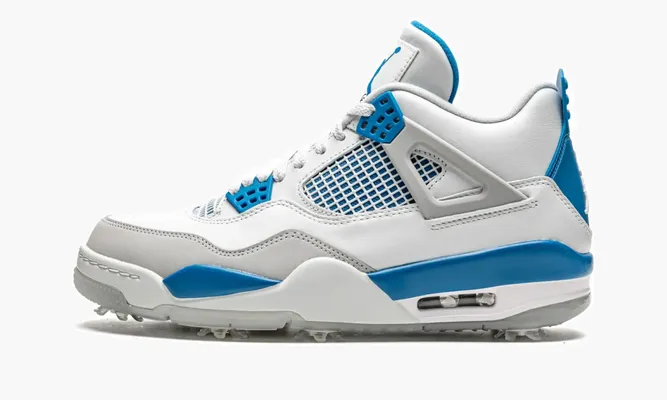 Кроссовки Air Jordan 4 Golf «Military Blue» белый