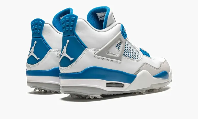 Кроссовки Air Jordan 4 Golf «Military Blue» белый