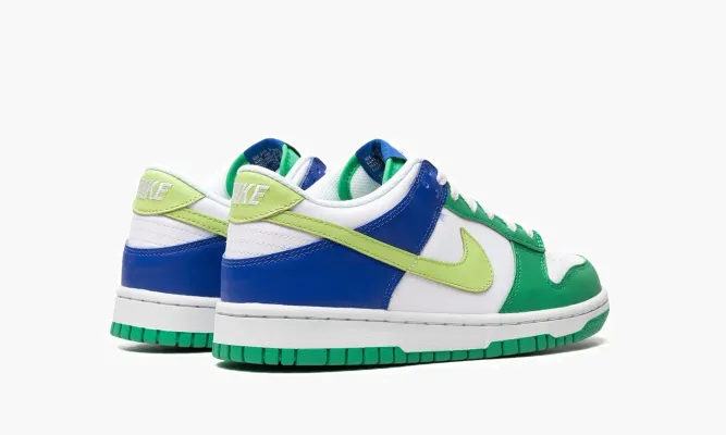 Кроссовки Nike Dunk Low GS «Green / Blue» белый