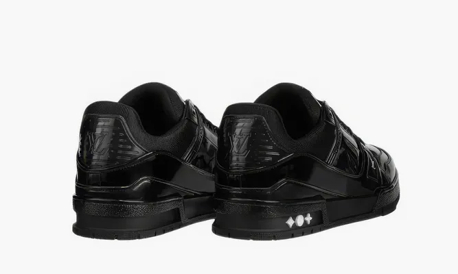 Кроссовки Louis Vuitton Trainer «Midnight» розовый
