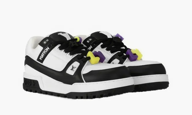 Кроссовки Louis Vuitton Trainer Maxi «Black» черный
