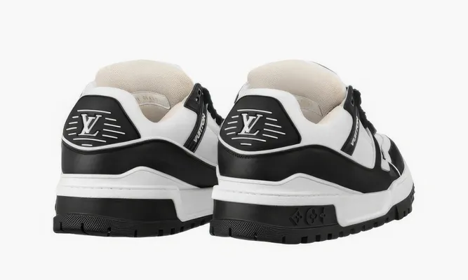Кроссовки Louis Vuitton Trainer Maxi «Black» черный