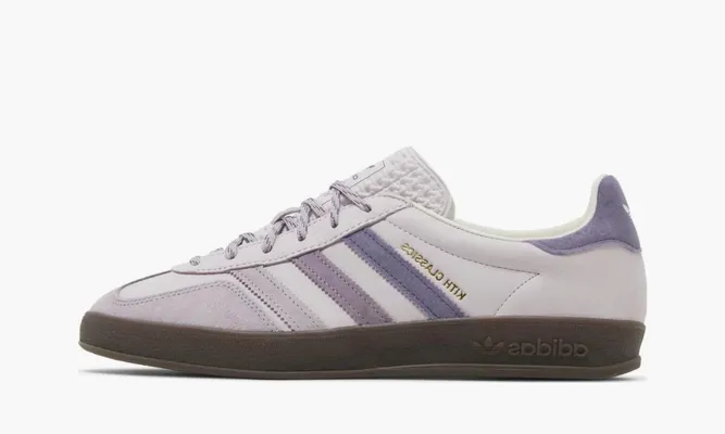 Кроссовки Adidas KITH X Gazelle Indoor «Classics Program - Ash Purple» фиолетовый