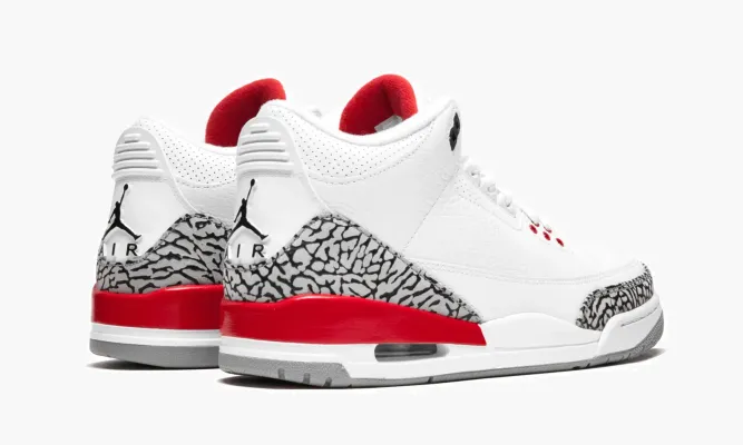 Кроссовки Air Jordan 3 Retro «Katrina / Hall Of Fame» белый