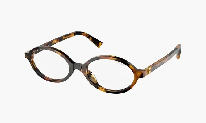 Аксессуары Miu Miu Glasses «Leopard» коричневый