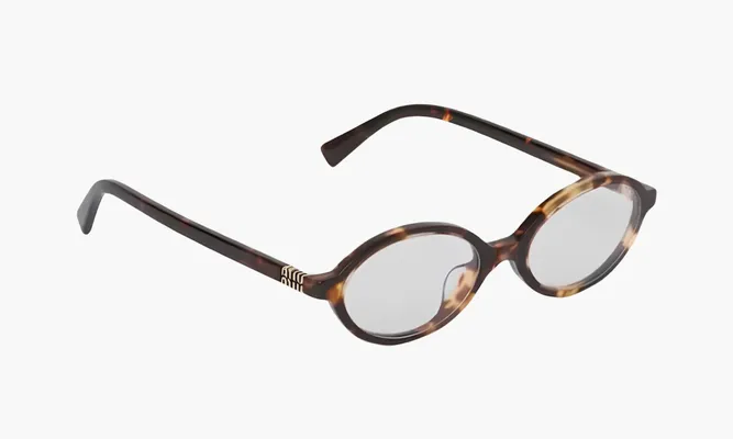 Аксессуары Miu Miu Glasses «Leopard» коричневый