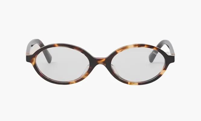 Аксессуары Miu Miu Glasses «Leopard» коричневый