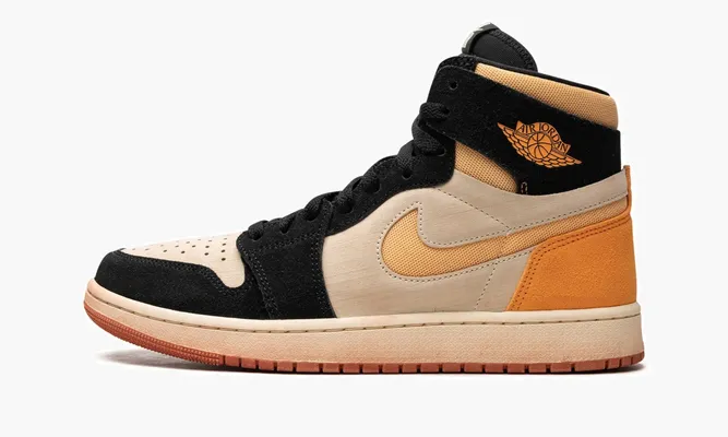 Кроссовки Jordan 1 High Zoom Air CMFT 2 «Muslin Vivid Orange» бежевый