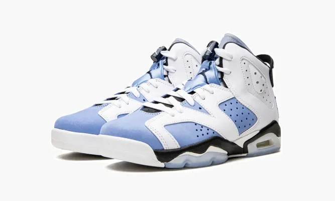 Кроссовки Air Jordan 6 Retro GS «Unc» белый