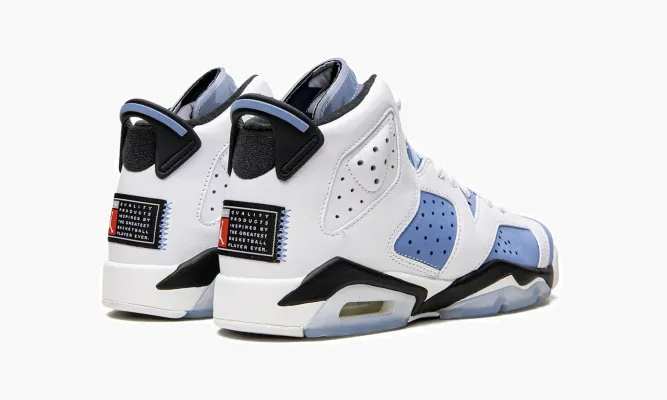 Кроссовки Air Jordan 6 Retro GS «Unc» белый