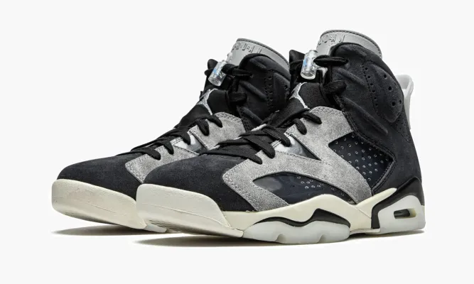 Кроссовки Air Jordan 6 Retro WMNS «Tech Chrome» черный