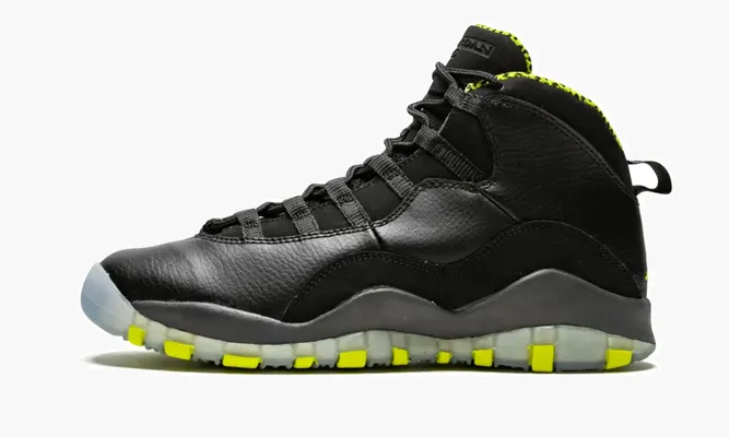 Кроссовки Air Jordan 10 Retro GS «Venom Green» черный