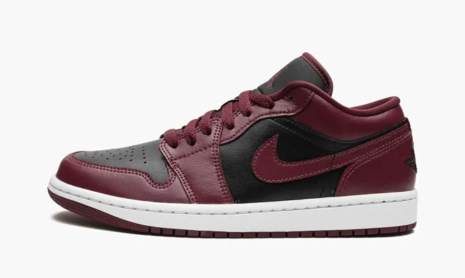 Кроссовки Air Jordan 1 Low WMNS «Dark Beetroot» черный