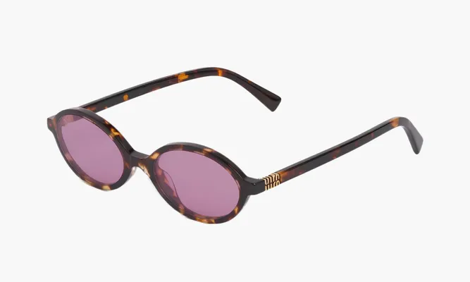 Аксессуары Miu Miu Glasses «Leopard Pink» розовый
