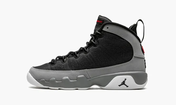 Кроссовки Air Jordan 9 Retro GS «Particle Grey» черный