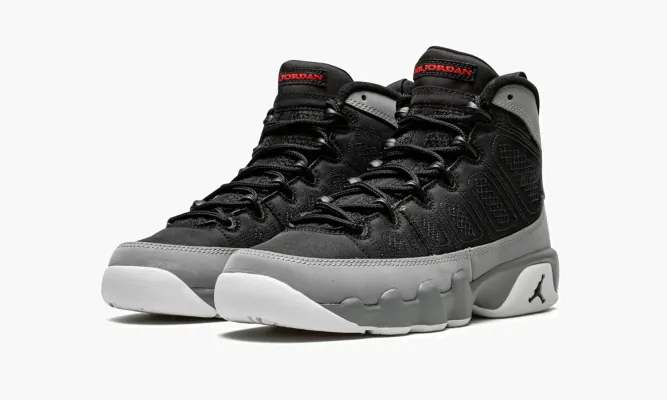 Кроссовки Air Jordan 9 Retro GS «Particle Grey» черный