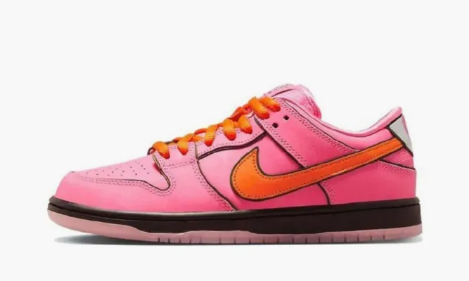 Кроссовки Nike Dunk Low «The Powerpuff Girls Blossom» розовый