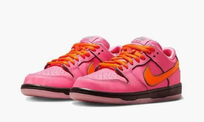 Кроссовки Nike Dunk Low «The Powerpuff Girls Blossom» розовый