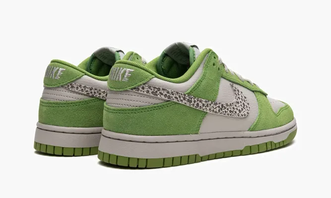 Кроссовки Nike Dunk Low As «Safari Swoosh - Chlorphyll» зеленый