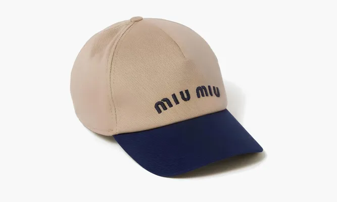 Аксессуары Miu Miu Cap «Blue» синий