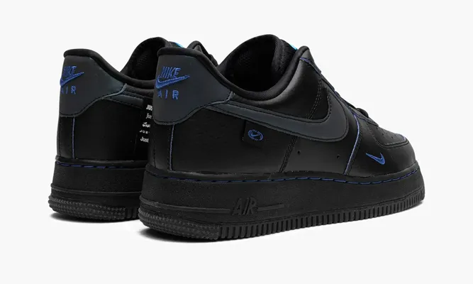 Кроссовки Air Force 1 LO '07 LX MNS WMNS «Worldwide» черный