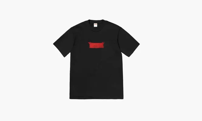 Одежда Supreme Ralph Steadman Box Logo Tee «Black» черный