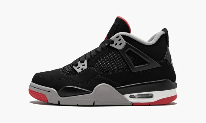 Кроссовки Air Jordan 4 Retro GS «Bred 2019» черный