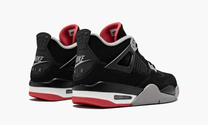 Кроссовки Air Jordan 4 Retro GS «Bred 2019» черный