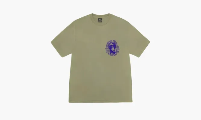 Одежда Stussy Ss24 T-shirt «Olive» зеленый