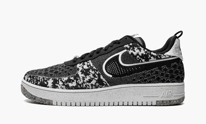 Кроссовки Air Force 1 Crater Flyknit черный