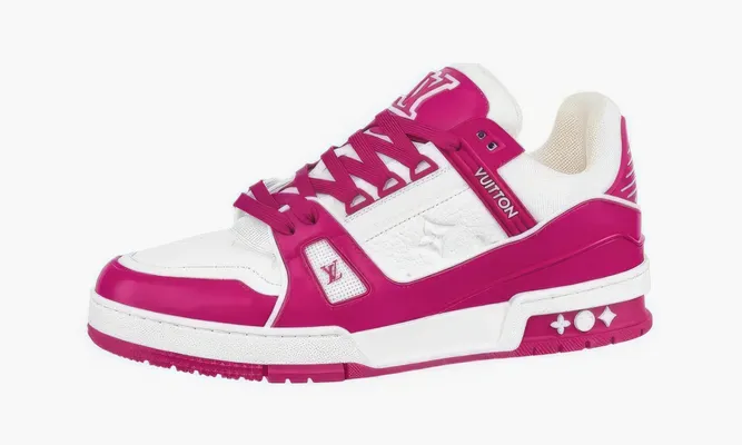Кроссовки Louis Vuitton Trainer «Red Violet» фиолетовый
